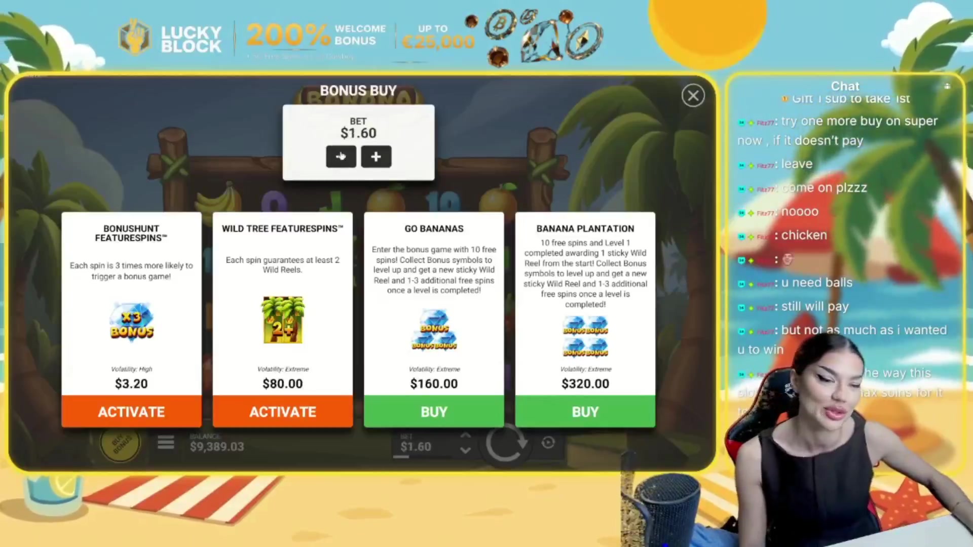 Banana Farm: $1,417.60 win (7.09x)