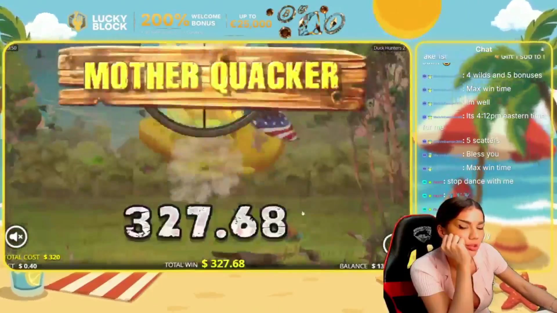 Duck Hunters 2: $3,338.24 win (10.43x)