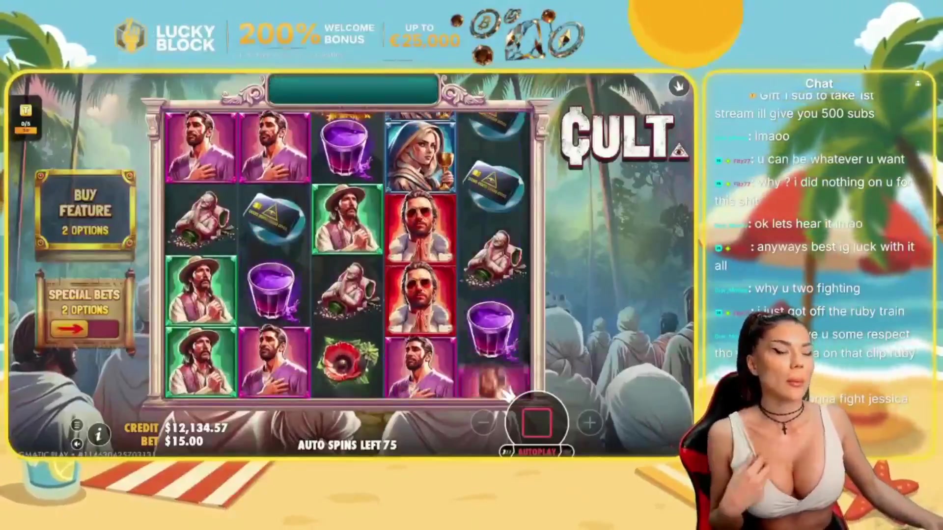 Cult: $739.20 win (49.28x)
