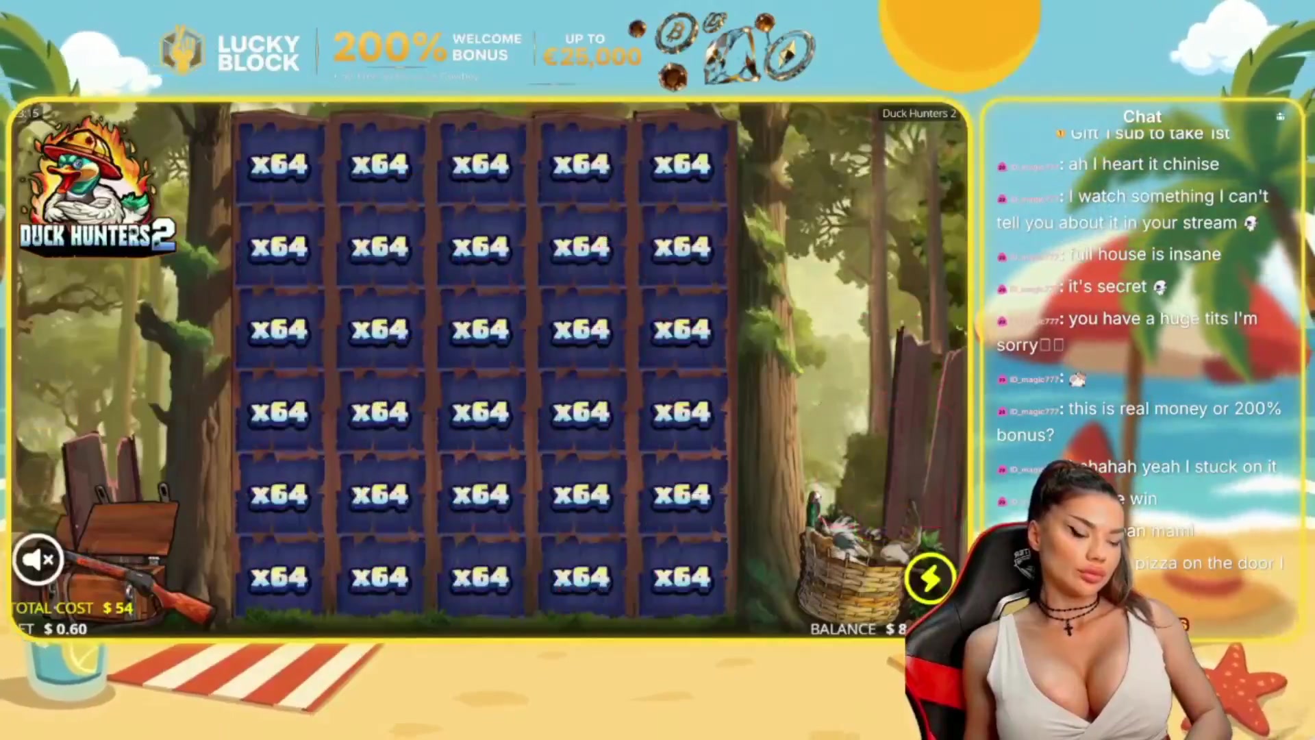 Duck Hunters 2: $752.64 win (13.94x)