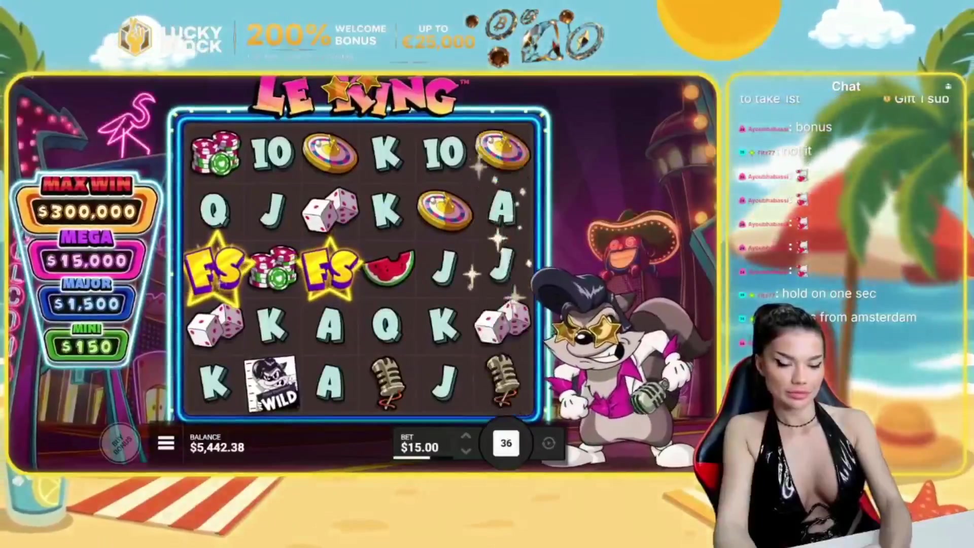 Le King: $1,189.50 win (79.13x)