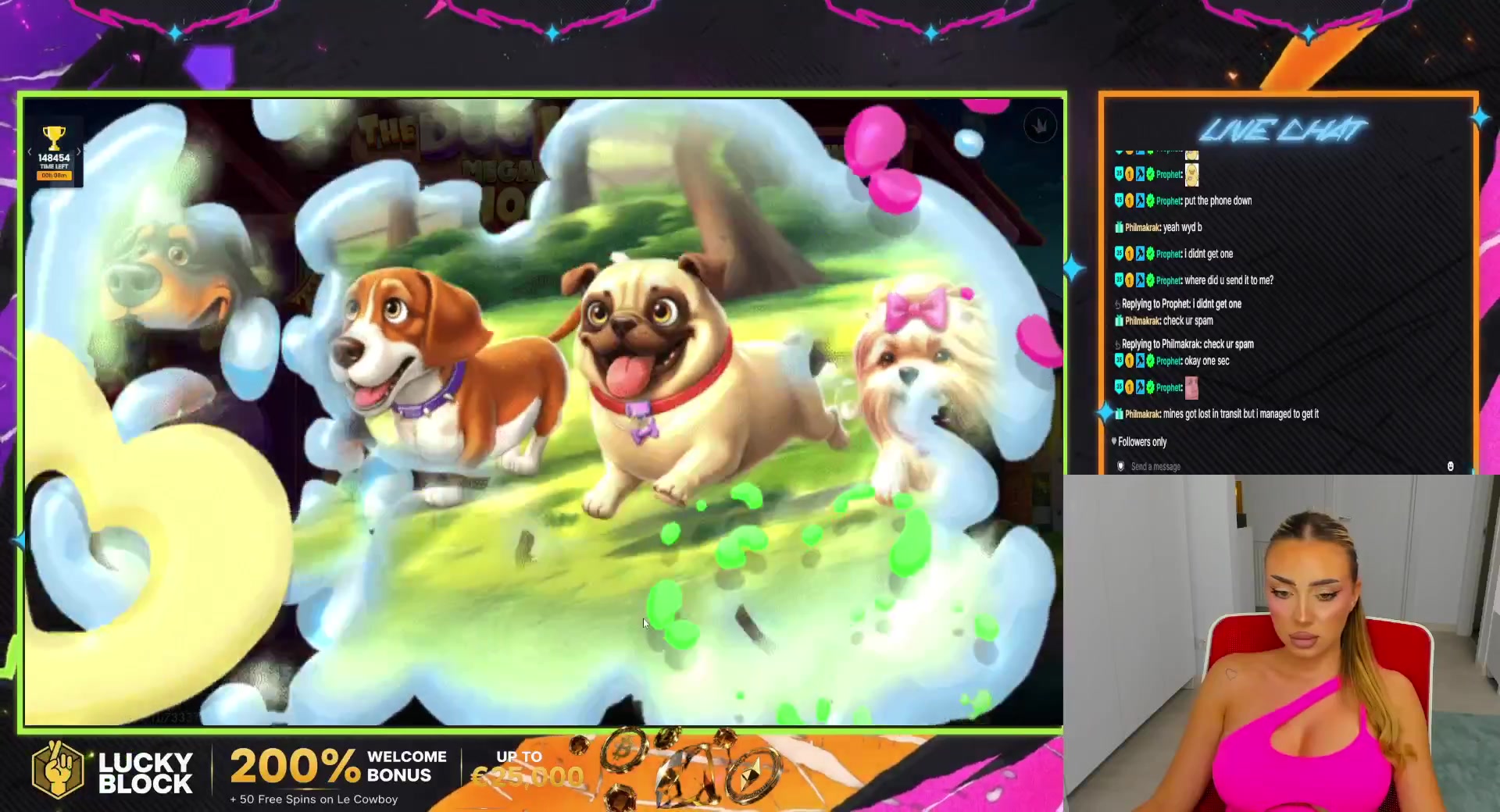 The Dog House Megaways 1000: $3,396.74 win (11.32x)