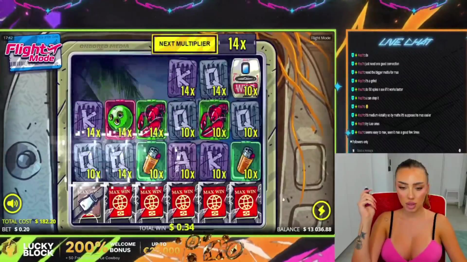 Flight Mode: $1,010.20 win (5.54x)