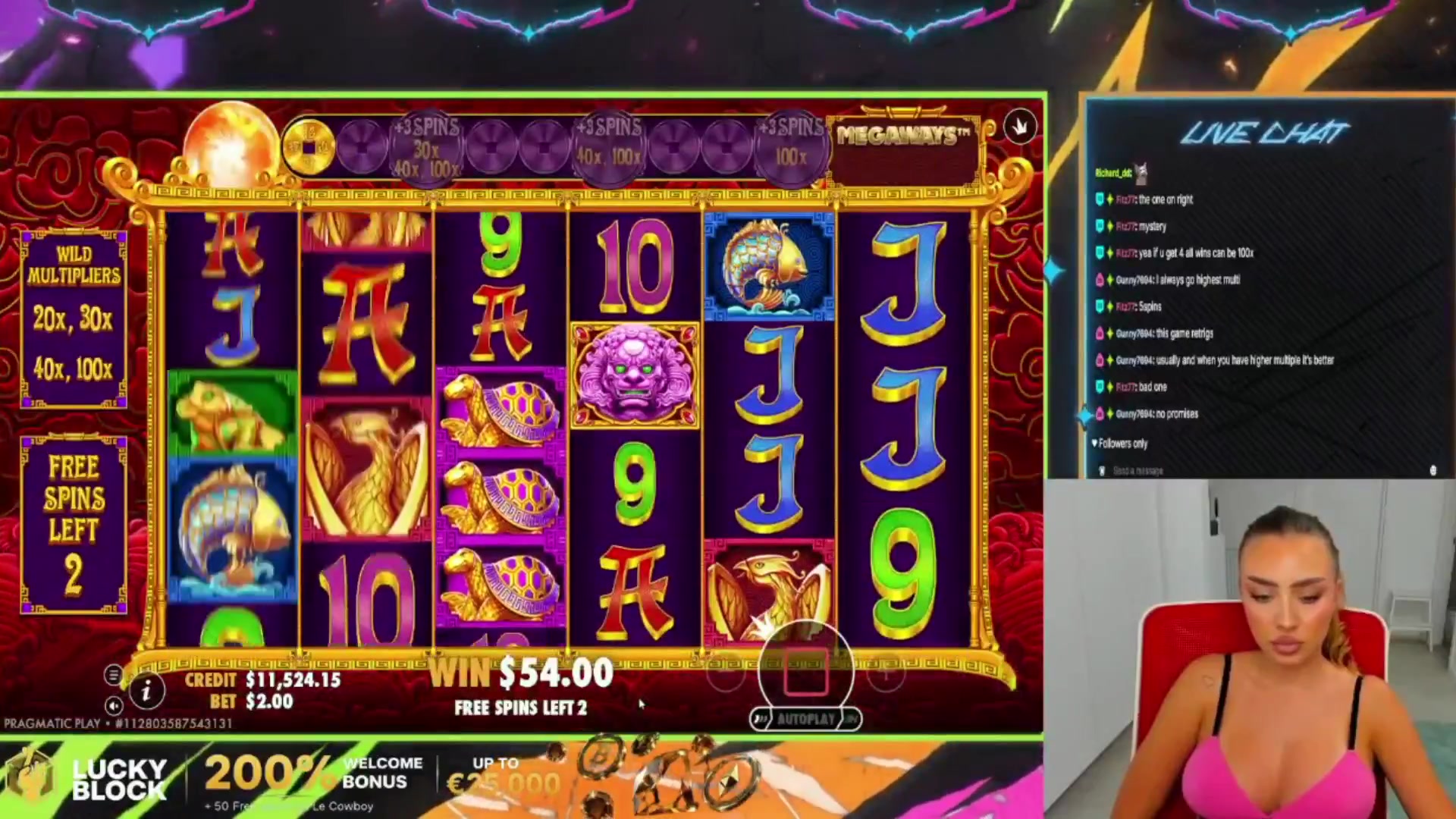 5 Lions Megaways: $2,668.20 win (5.34x)