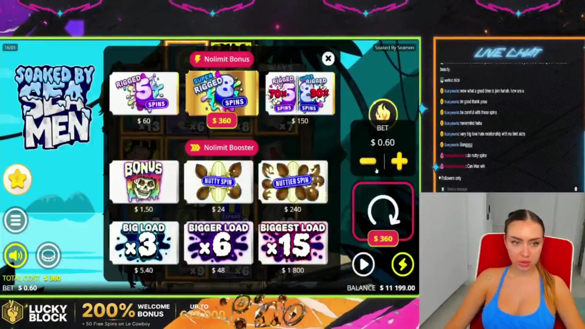Soaked by Seamen: $680.57 win (8.51x)
