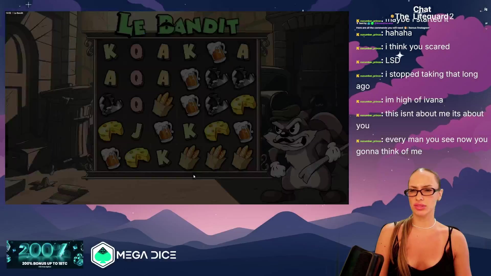 Le Bandit: $19,999.80 win (15x)