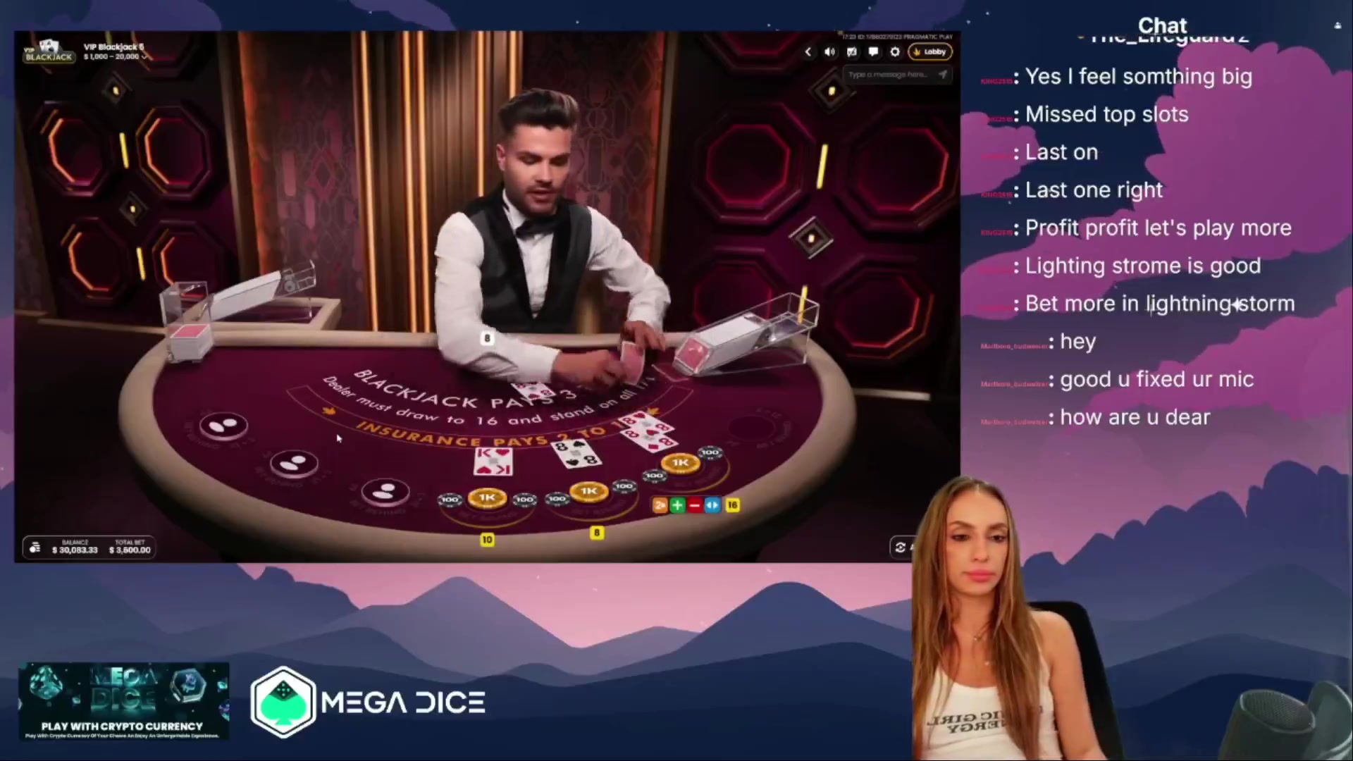 VIP Blackjack 5: $11,000.00 win (11x)