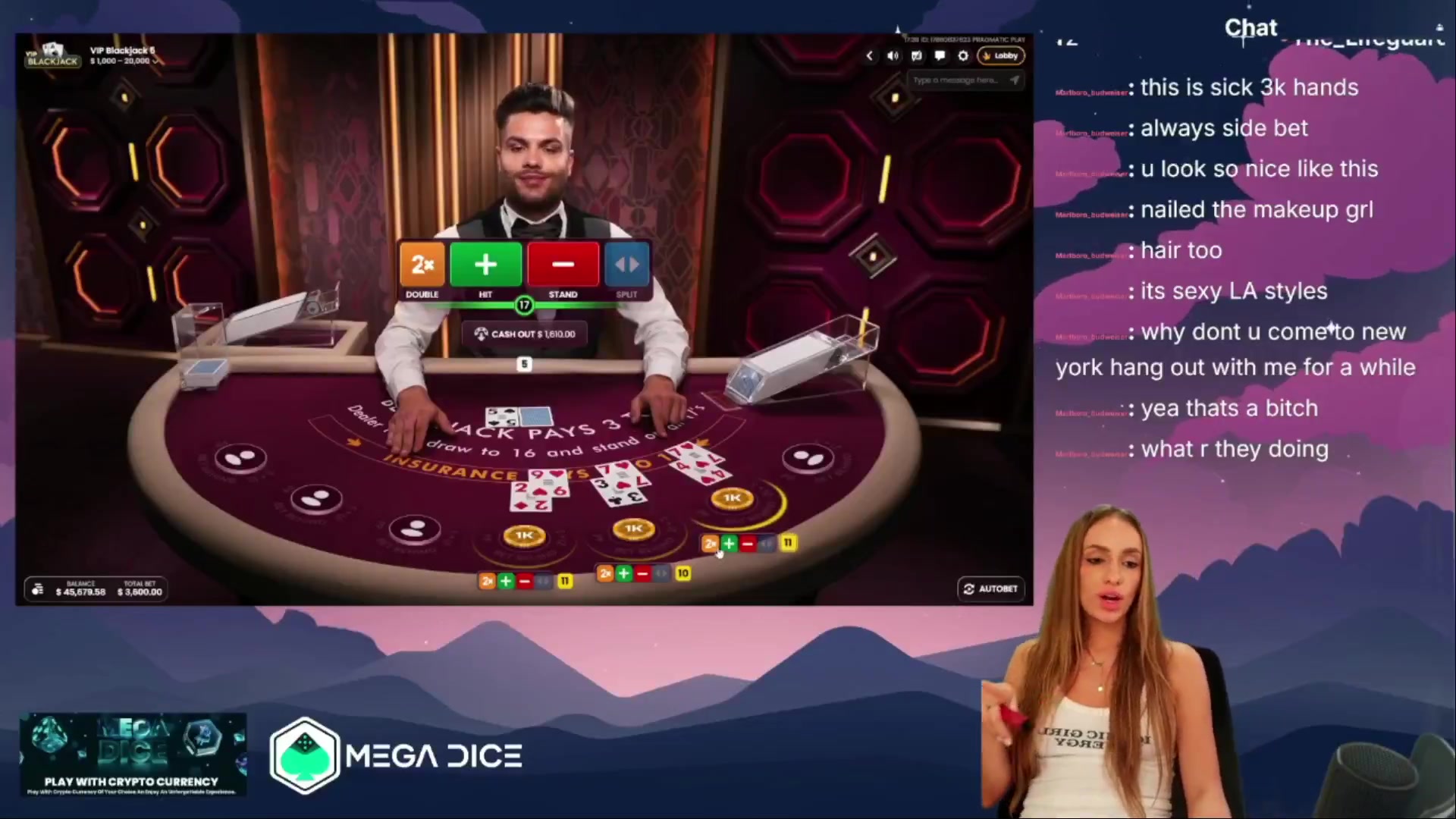 VIP Blackjack 5: $12,000.00 win (12x)