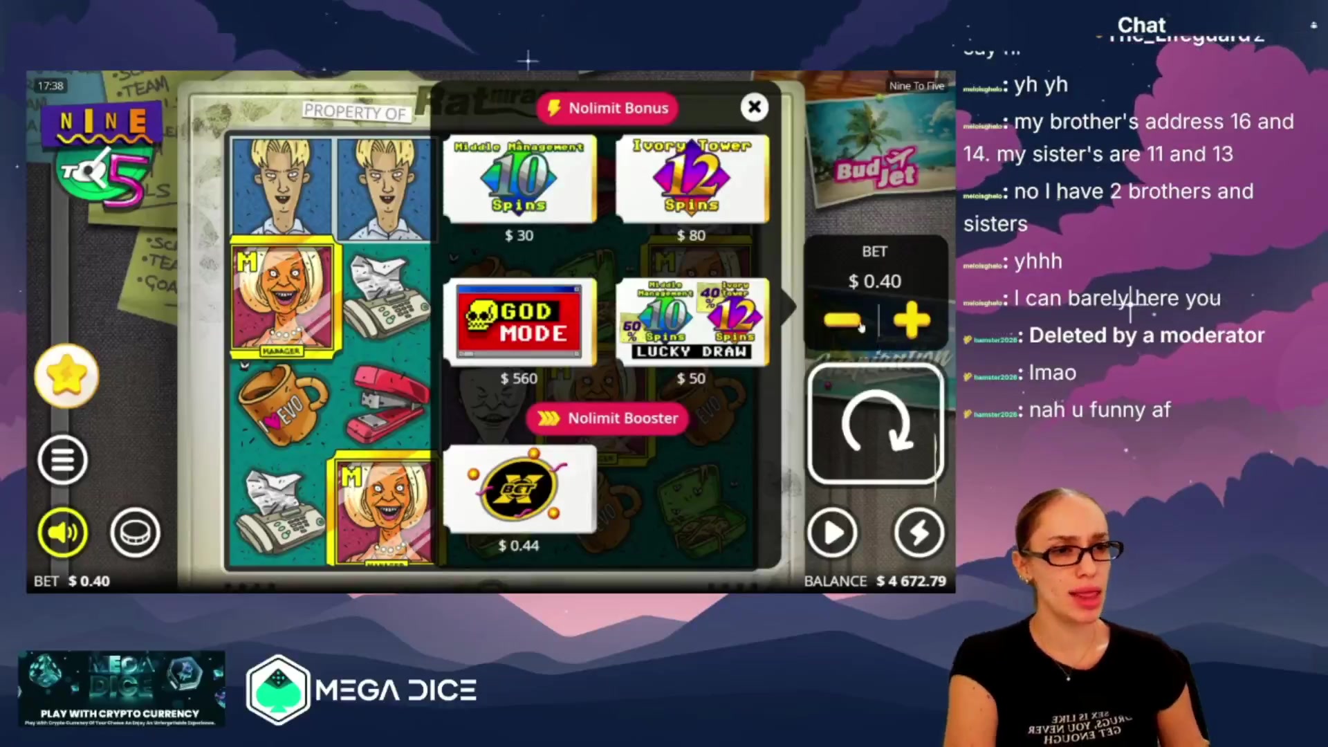 Rat Race: $1,843.40 win (6.58x)
