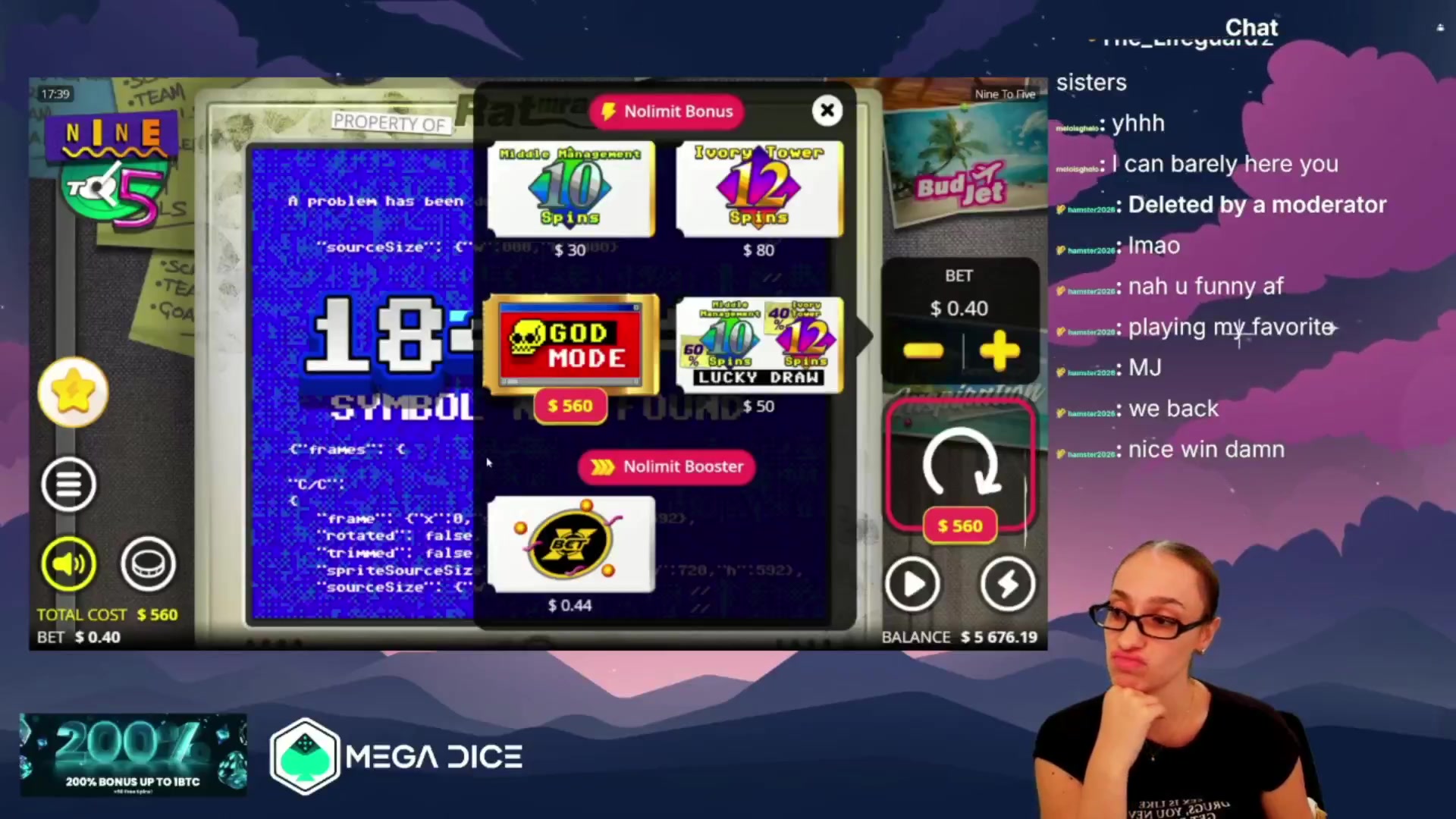 Rat Race: $3,686.80 win (6.58x)