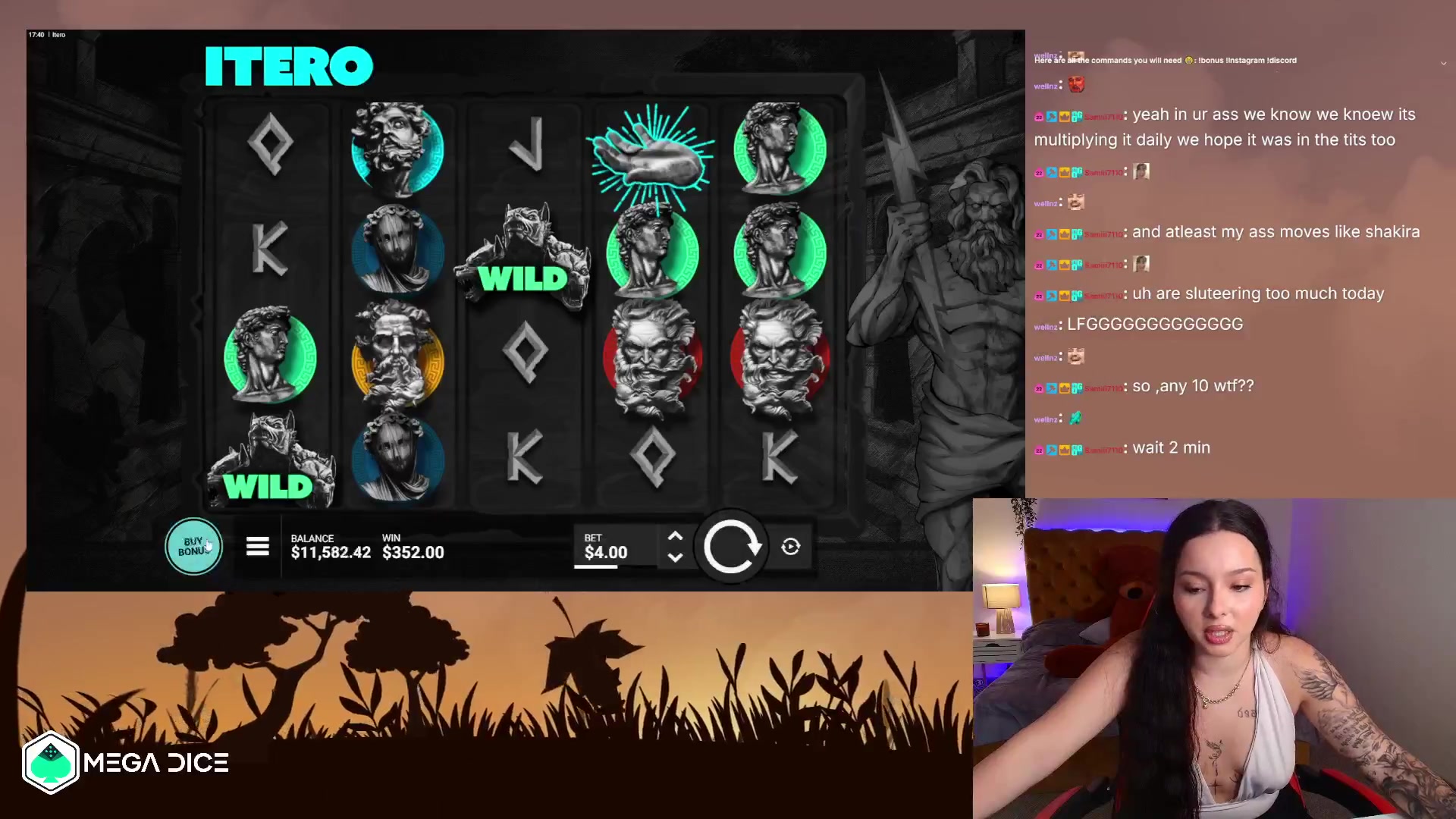 Itero: $11,874.80 win (23.01x)