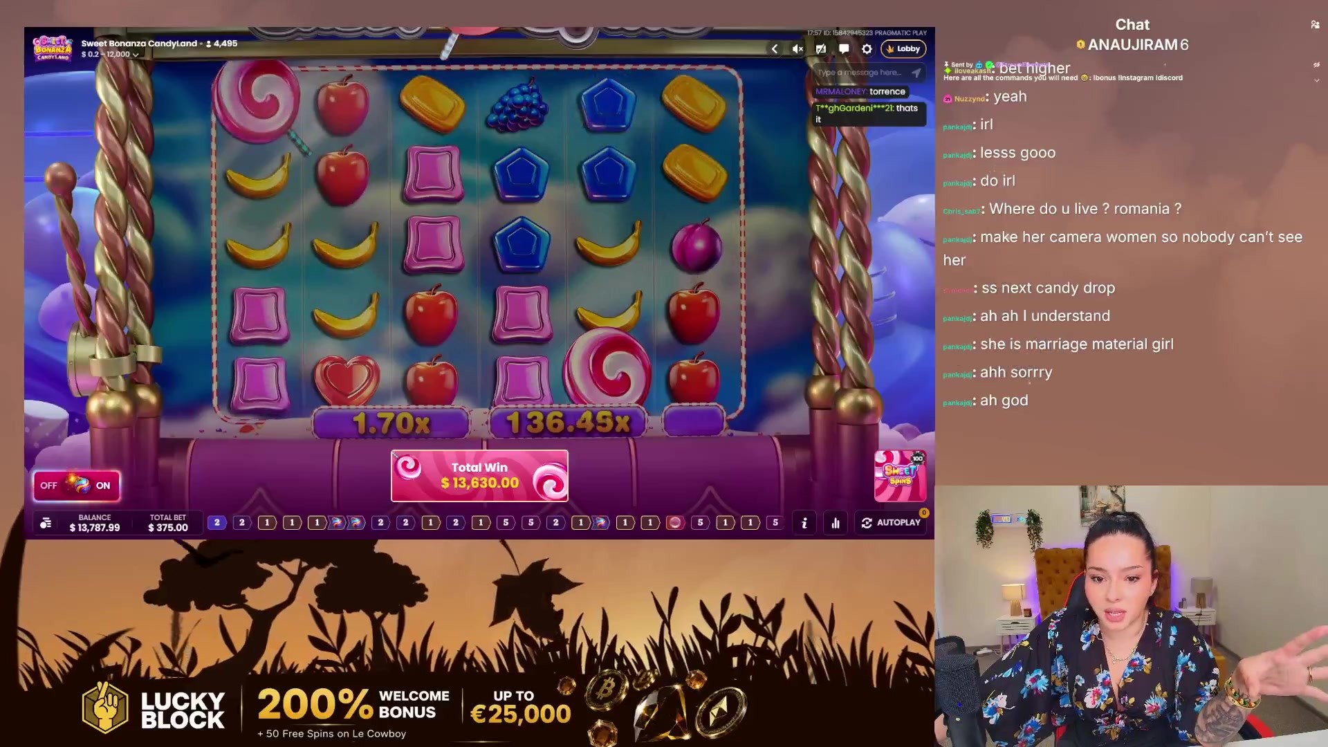 Sweet Bonanza CandyLand: $13,900.00 win (37.07x)