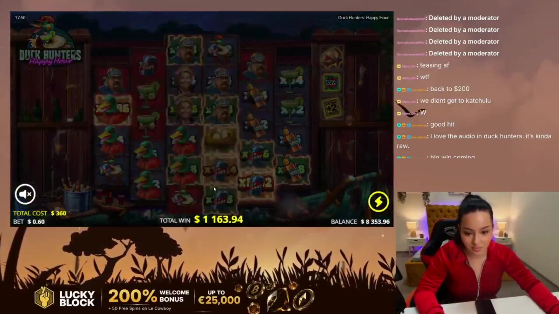 Duck Hunters: Happy Hour: $4,804.40 win (8.01x)