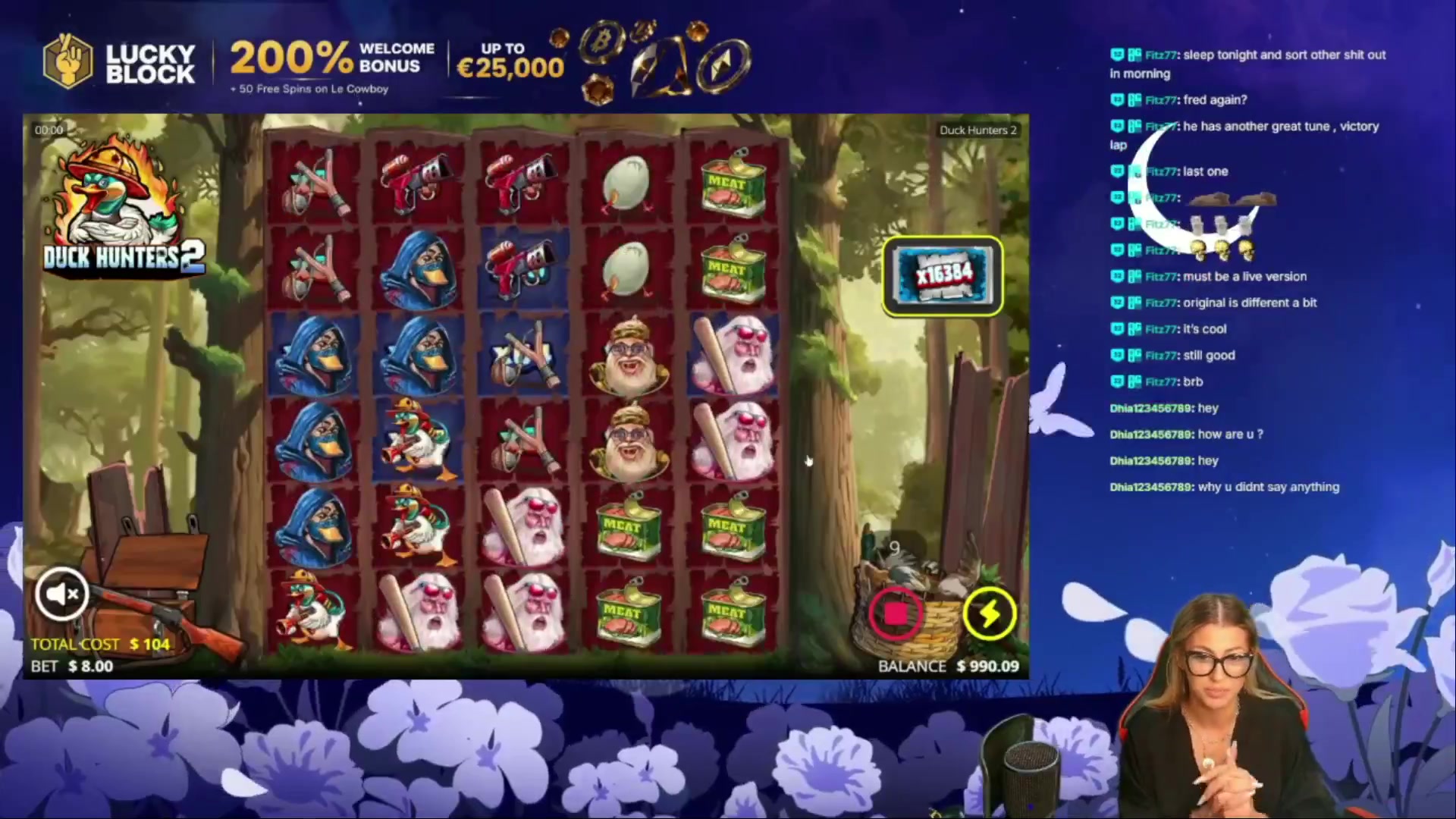 Duck Hunters 2: $11,555.20 win (111.1x)